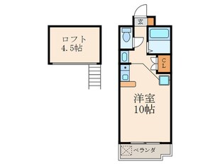 ベルガ清水の物件間取画像